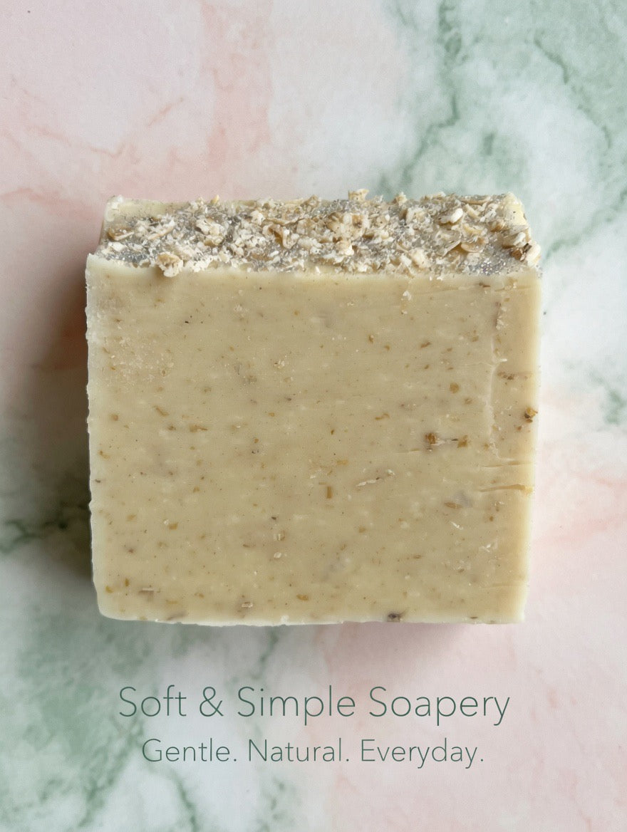 Oatmilk - Soft & Simple Handmade Soap Bar - Gentle Everyday Clean
