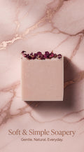 Geranium- Soft and Simple Handmade Soap Bar