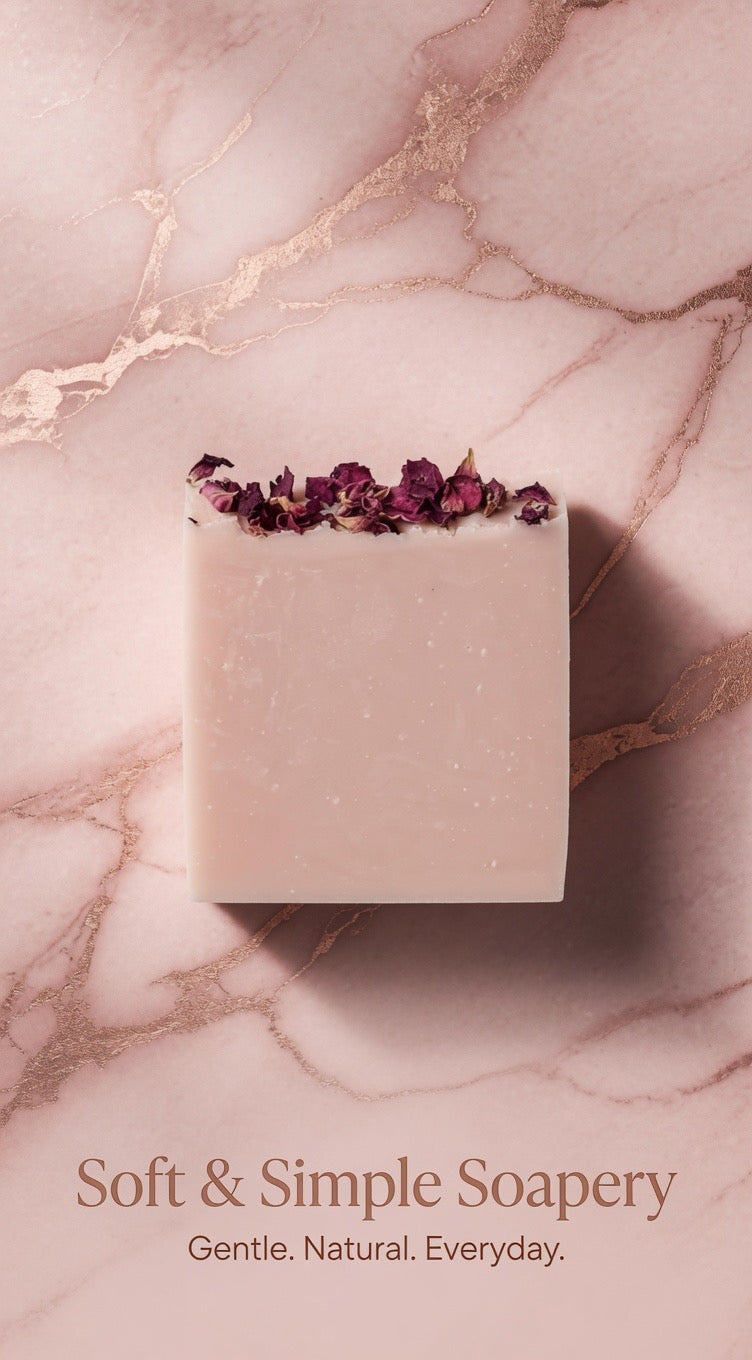 Geranium- Soft and Simple Handmade Soap Bar