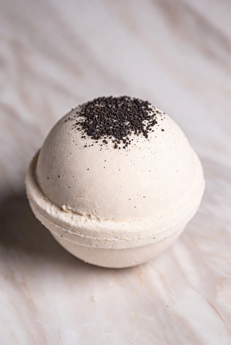 Lemon Essential Oil Bath Bomb | Kind to Sensitive Skin | Soft and Simple Soapery